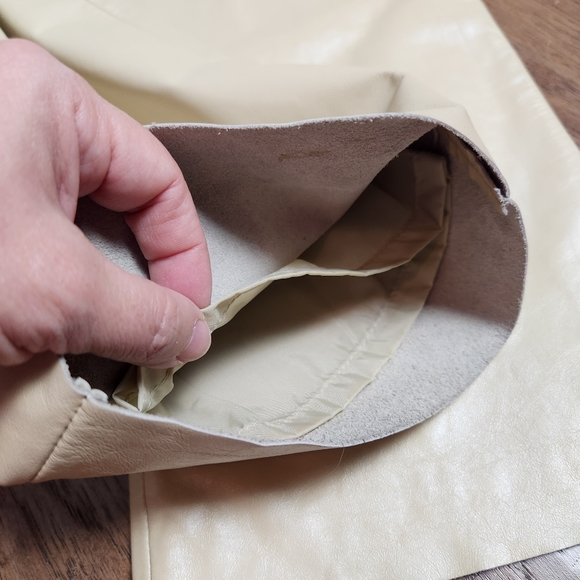 HUGO BUSCATI COLLECTION pearl leather pants - Picture 7 of 16